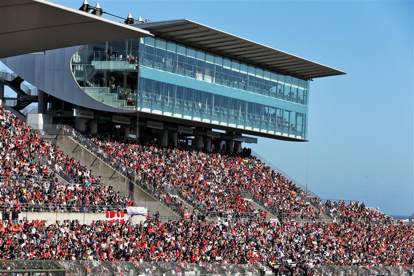 Suzuka track grandstands